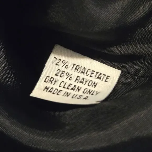 Vintage Zelda 90's Y2K Artsy Black Button-Up Jacket Soutache Trim, Size 8 - Picture 8 of 8